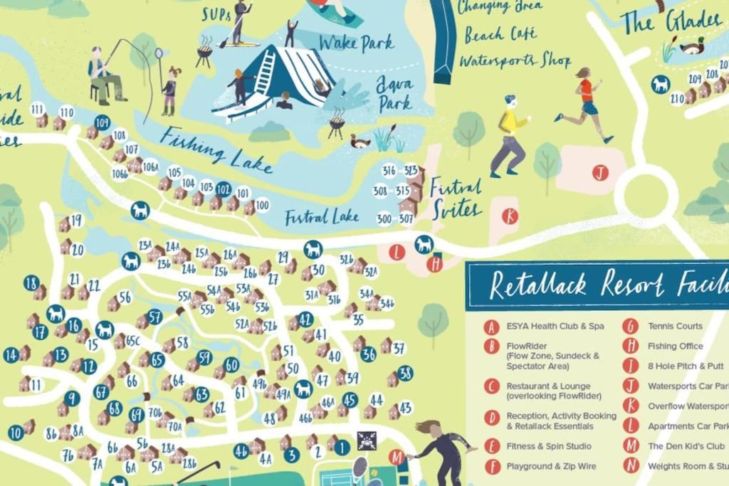 Retallack Resort 4 Bedroom Lodge - Hot Tub For Hire On Request -Pool & Spa Padstow Eksteriør billede